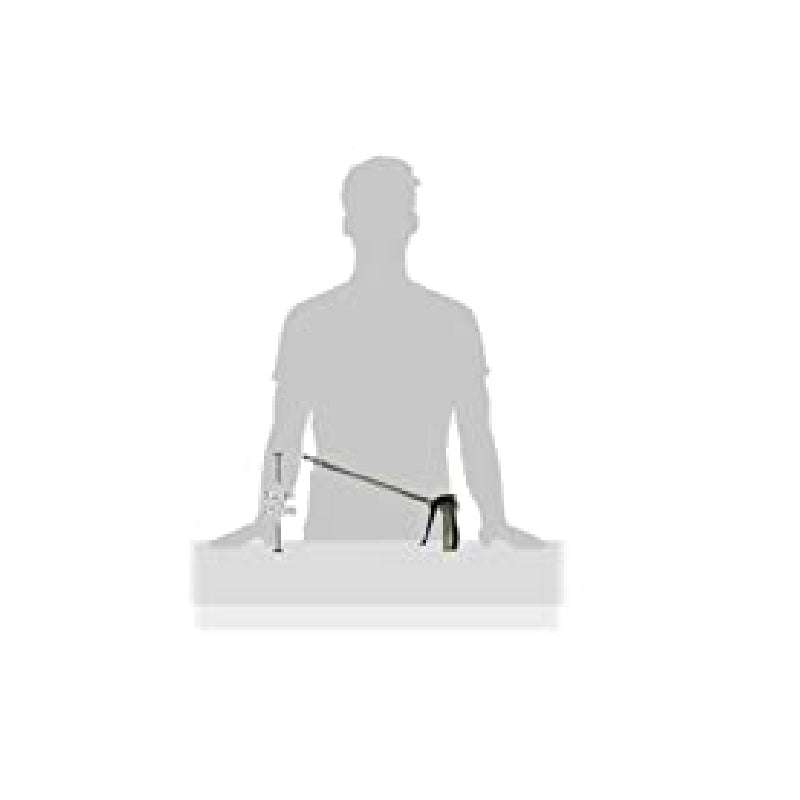 MILTON - S1817 Milton S-182 Turbo Pistol Grip Blow Gun - 10" Extended Reach and Adjustable Nozzle - 40 CFM - 230 Max PSI