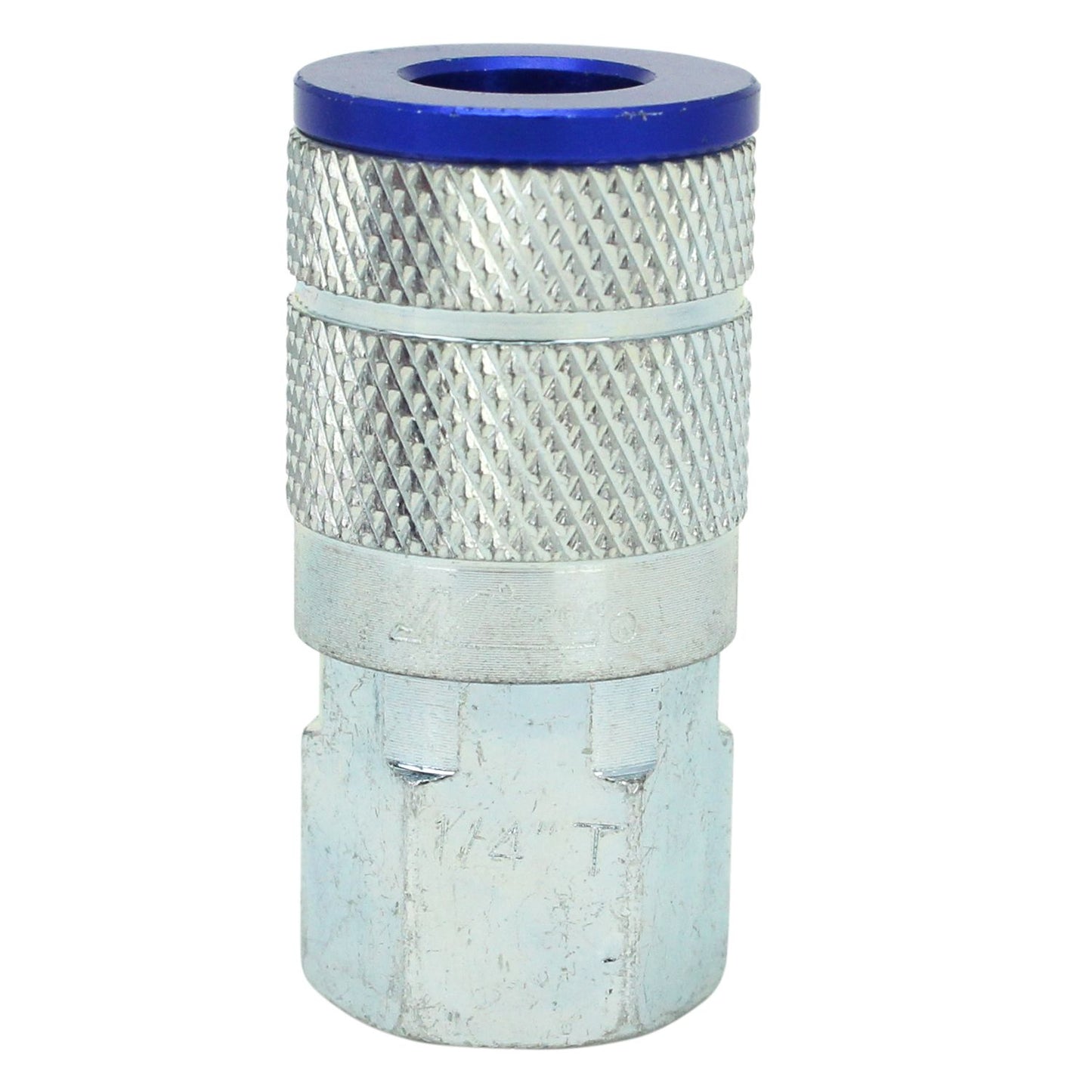 Milton® COLORFIT® Coupler & Plug Kit - (T-Style, Blue) - 1/4" NPT (14-Piece)