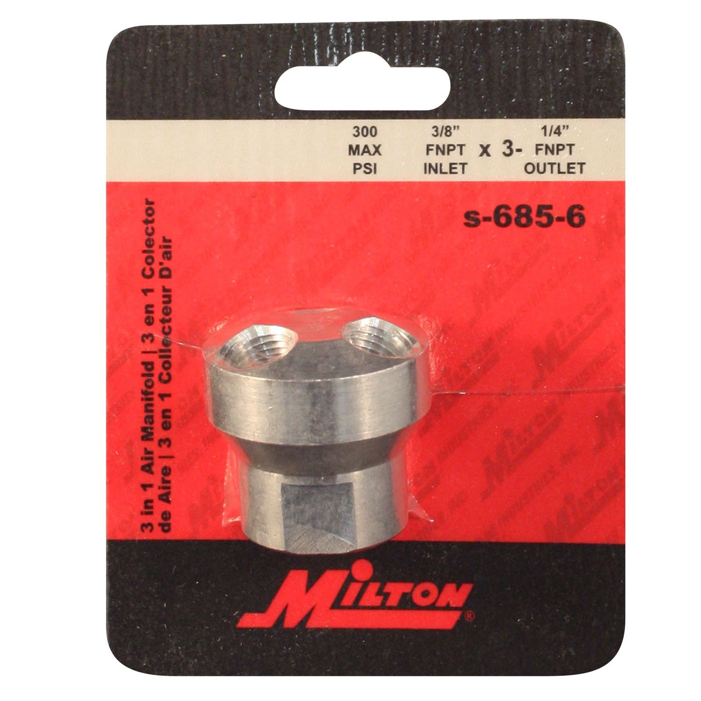 Milton® 3-in-1 3/8" FNPT Hose Manifold