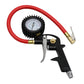 EXELAIR® Analog Pistol Grip Tire Inflator/Deflator Gauge, 13" Air Hose and Easy-Clip Chuck