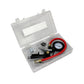 EXELAIR® EX0510PKIT Analog Pistol Grip Tire Inflator/Deflator Gauge Kit w/ 13" Air Hose, Easy-Clip Chuck, and Tire Valve Accessories, 150 PSI