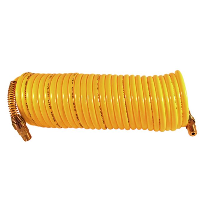 Milton® 25' Rekoil Hose, 1/4" MNPT