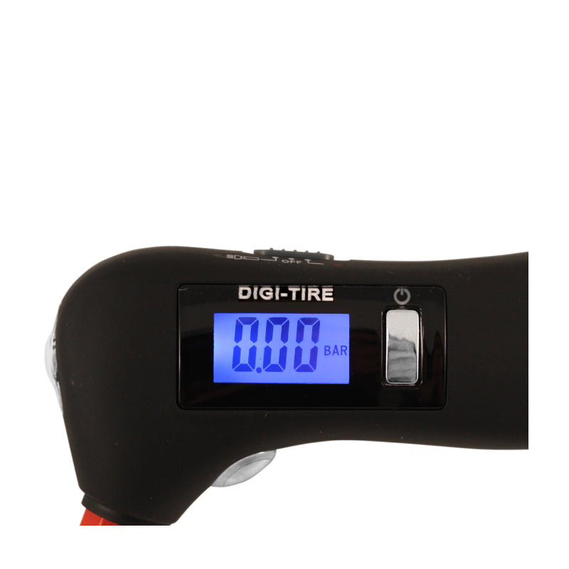 EXELAIR by Milton (EX999005) 5-in-1 Digital Tire Gauge Auto Emergency Tool