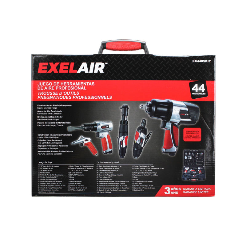 Milton® EXELAIR® 44-Pc. Pro Air Tool Accessory Kit, Impact Wrench