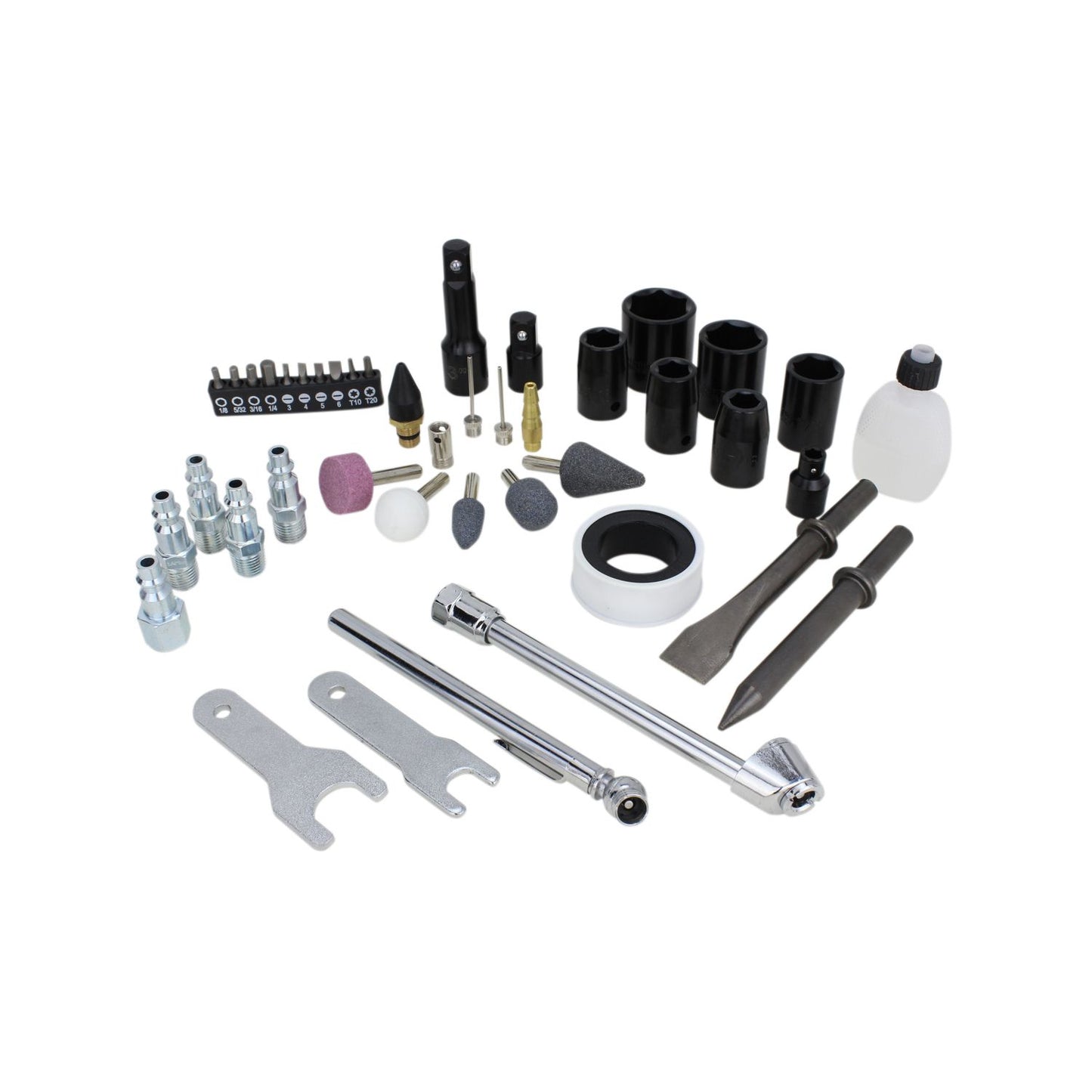 Milton® EXELAIR® 50-Pc. COMPOSITE Professional High Torque Automotive Air Tools & Accessory Kit EX5005CKIT
