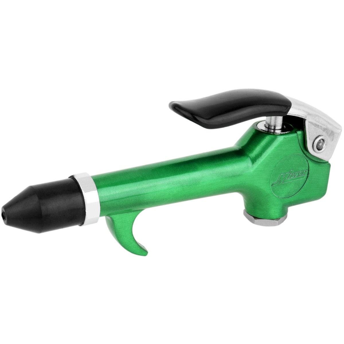 Milton® COLORFIT® S-148AC 1/4" NPT Lever Blow Gun Tool, Rubber Tip Nozzle, Green