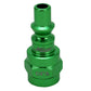 Milton® COLORFIT® Coupler & Plug Kit - (A-Style, Green) - 1/4" NPT (14-Piece)