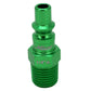 Milton® COLORFIT® Coupler & Plug Kit - (A-Style, Green) - 1/4" NPT (14-Piece)