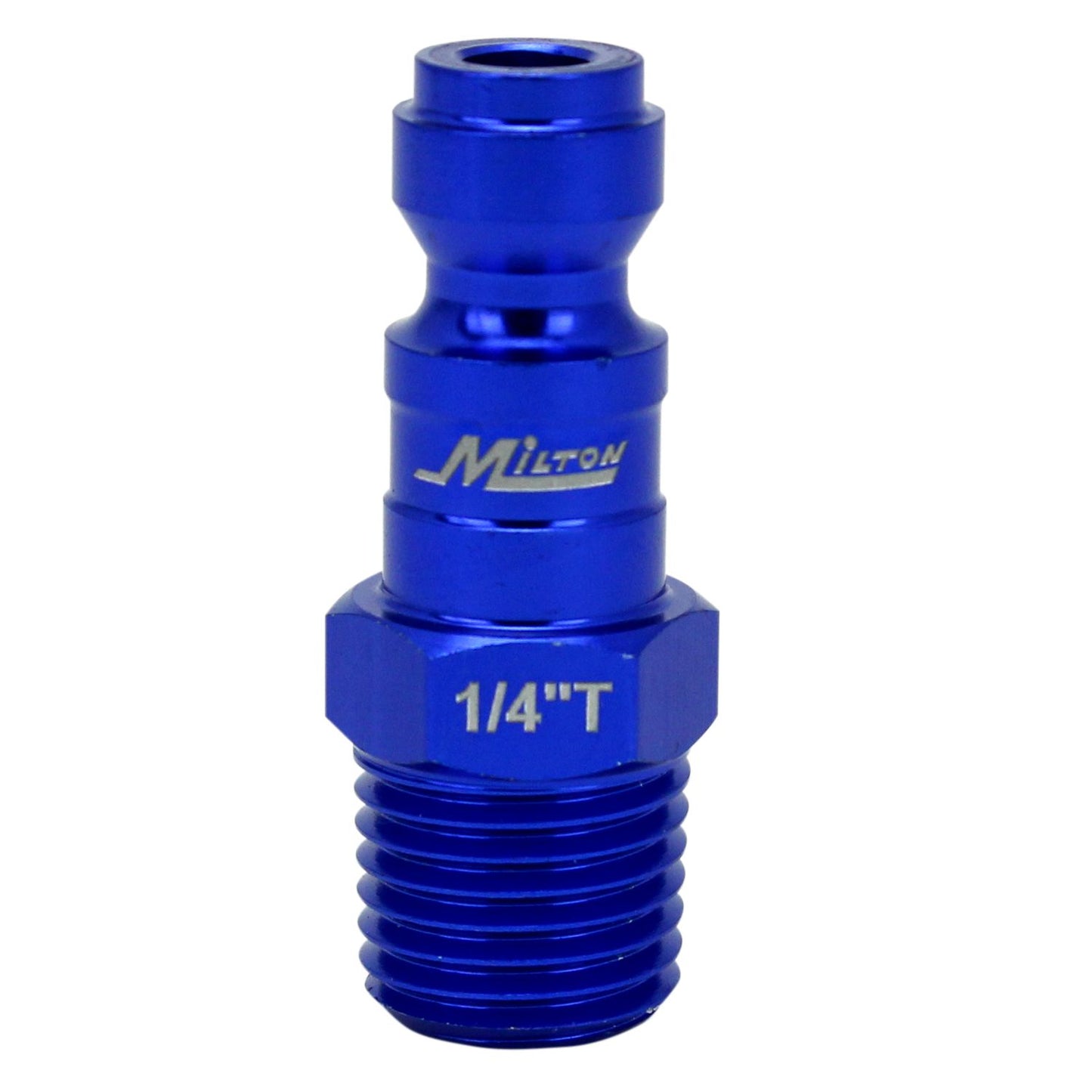 Milton® COLORFIT® Coupler & Plug Kit - (T-Style, Blue) - 1/4" NPT (14-Piece)