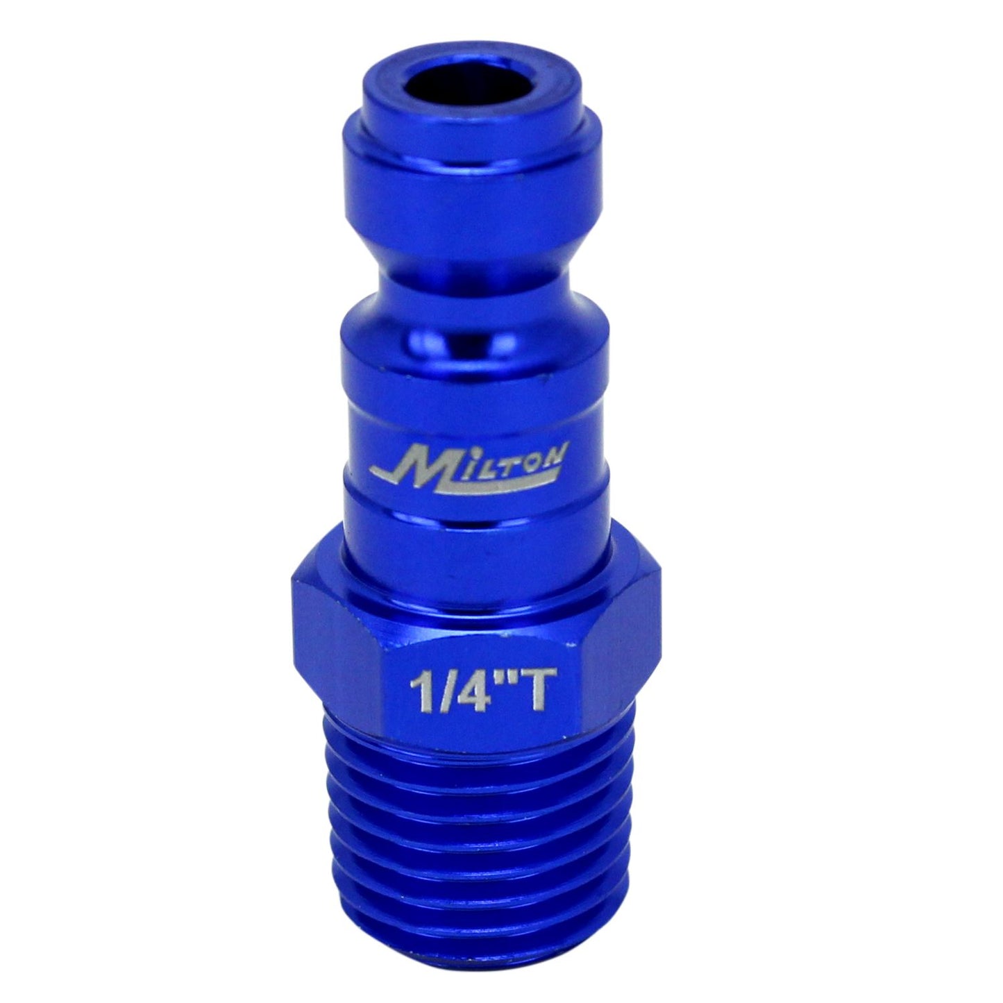 Milton® COLORFIT® Coupler & Plug Kit - (T-Style, Blue) - 1/4" NPT (14-Piece)