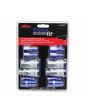 Milton® COLORFIT® Coupler & Plug Kit - (T-Style, Blue) - 1/4" NPT (14-Piece)